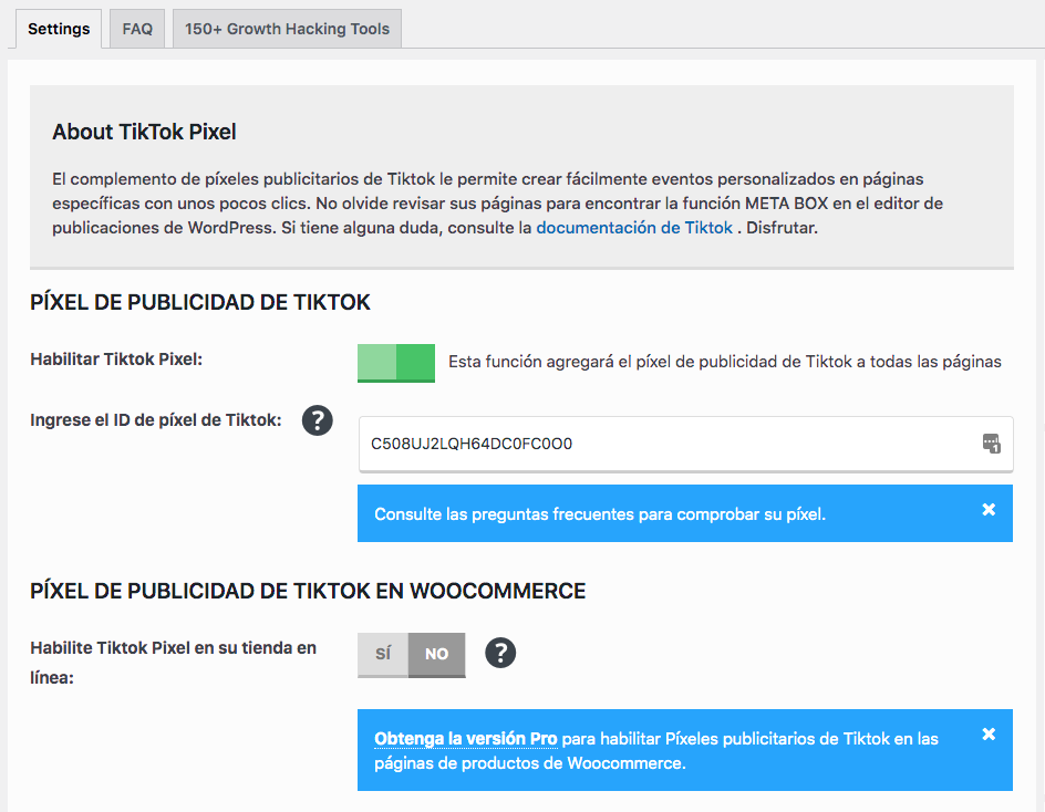 plugin para woocommerce tiktok