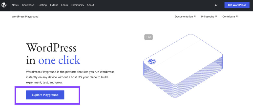 wordpress playground