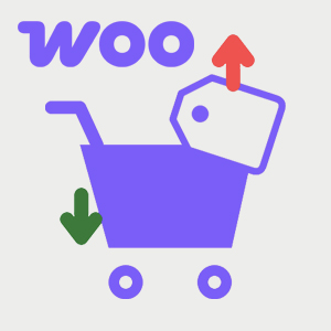 mostrar subidas bajadas precio carrito woocommerce